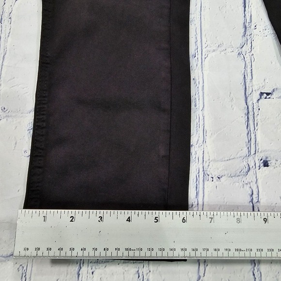 Buffalo David Bitton Jeans High Rise Cropped Black Stretch Skinny WOMENS SIZE 28 - Picture 5 of 14